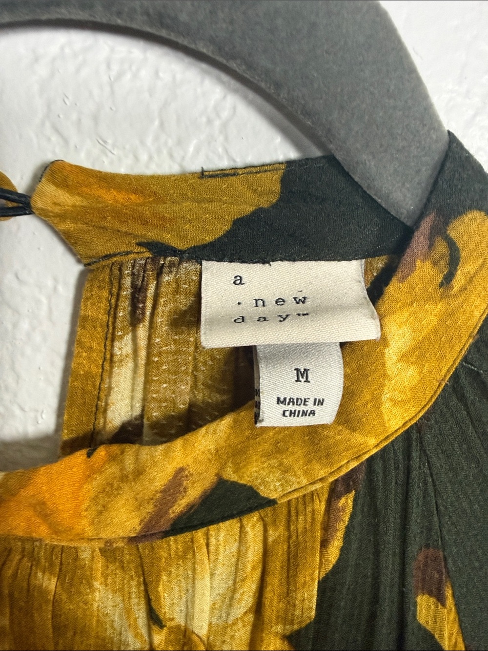 a new day Black Maxi Dress with Yellow Floral Print - Picture 2 of 6